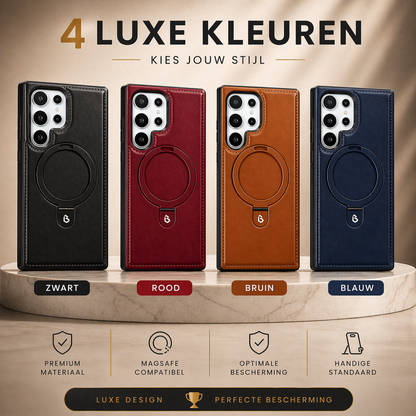 Lederen beschermhoes Samsung S23-S26