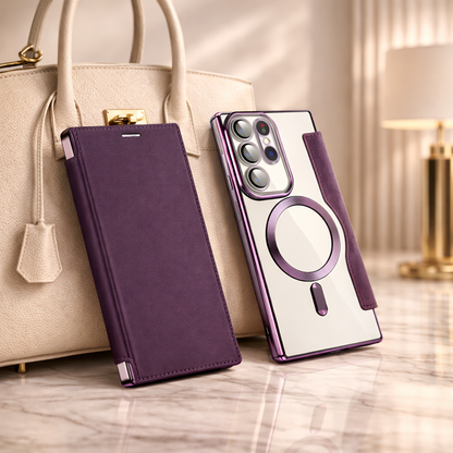 Luxe 360° Beschermende Telefoonhoes met Pasjeshouder & Standaard